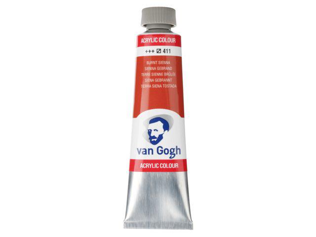 VAN GOGH ACRYL 40ML 411 SIENA GEBRANNT 1