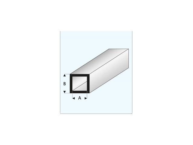 PROFIEL VIERKANT BUIS (A=)4,0X(B=)6,0MM 1METER 420-55 1