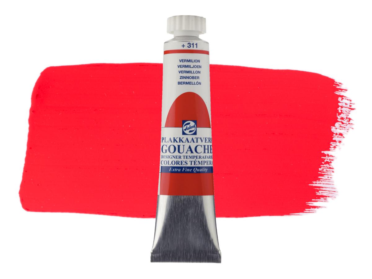 TALENS GOUACHE EXTRA FINE 20ML ZINNOBER 311 1