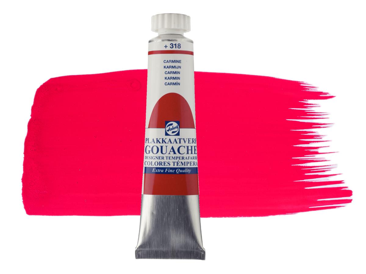 TALENS GOUACHE EXTRA FINE 20ML KARMIN 318 1