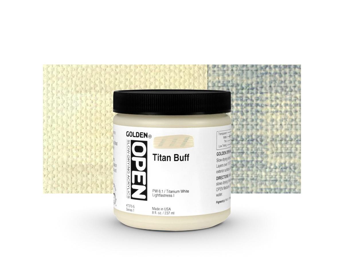 GOLDEN OPEN ACRYLIC 237ML 7370 S1 OPEN TITAN BUFF 1