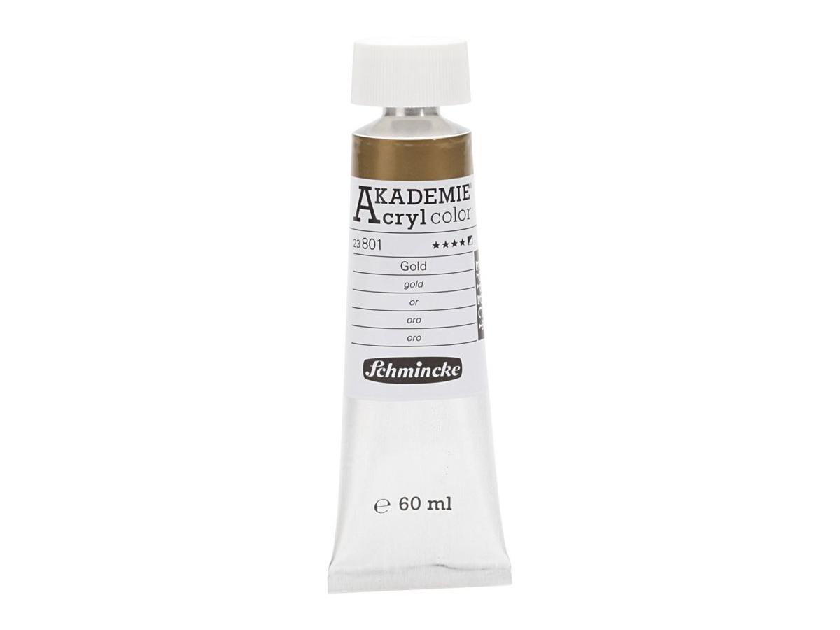 SCHMINCKE AKADEMIE ACRYL COLOR 60ML S2 801 GOLD 1