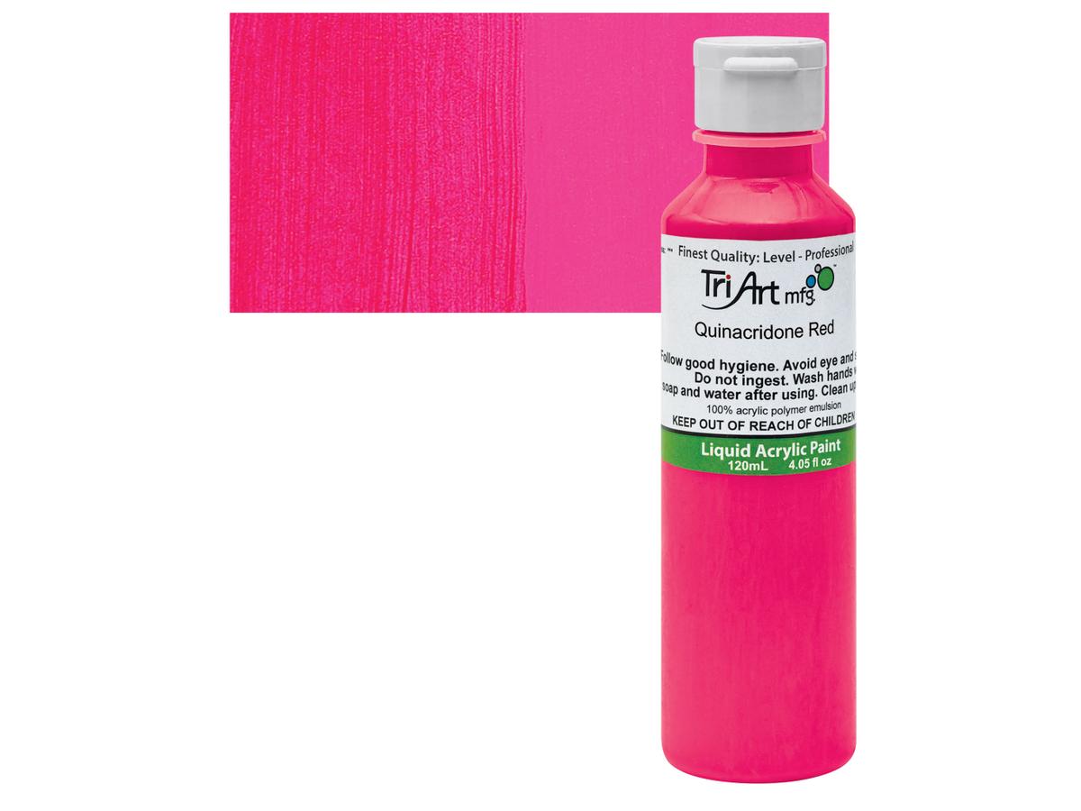 TRI-ART LIQUID 120ML 605 S6 QUINACRIDONE RED 1