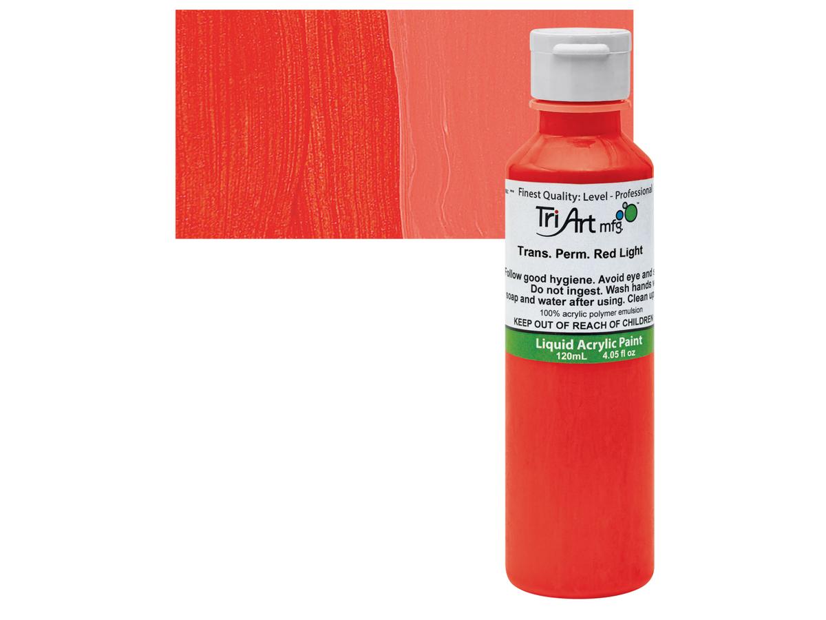 TRI-ART LIQUID 120ML 602 S6 TRANSPARENT PERM. RED LIGHT 1