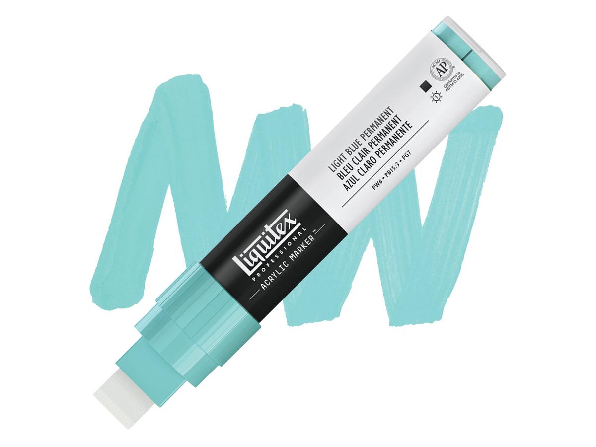 LIQUITEX ACRYL MARKER 0770 15MM LIGHT BLUE PERMANENT 1