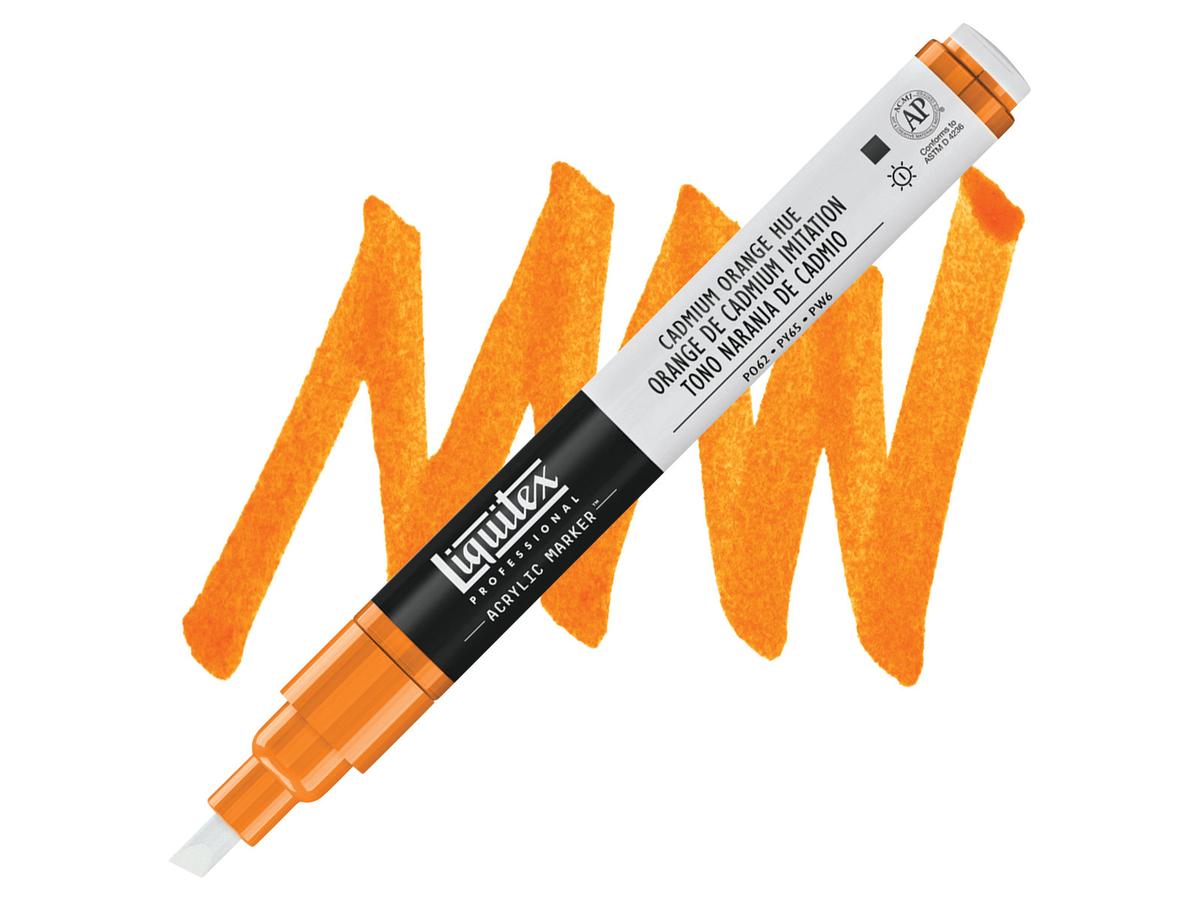 LIQUITEX ACRYL MARKER 0720 2MM CADMIUM ORANGE HUE 1