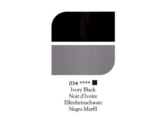 DALER ROWNEY GEORGIAN ÖLFARBE 5LTR 034 ELFENBEIMSCHWARZ 1