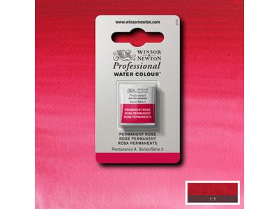 WINSOR & NEWTON AQUARELLFARBE 1/2 NÄPF 502 PERMANENTROSA 1