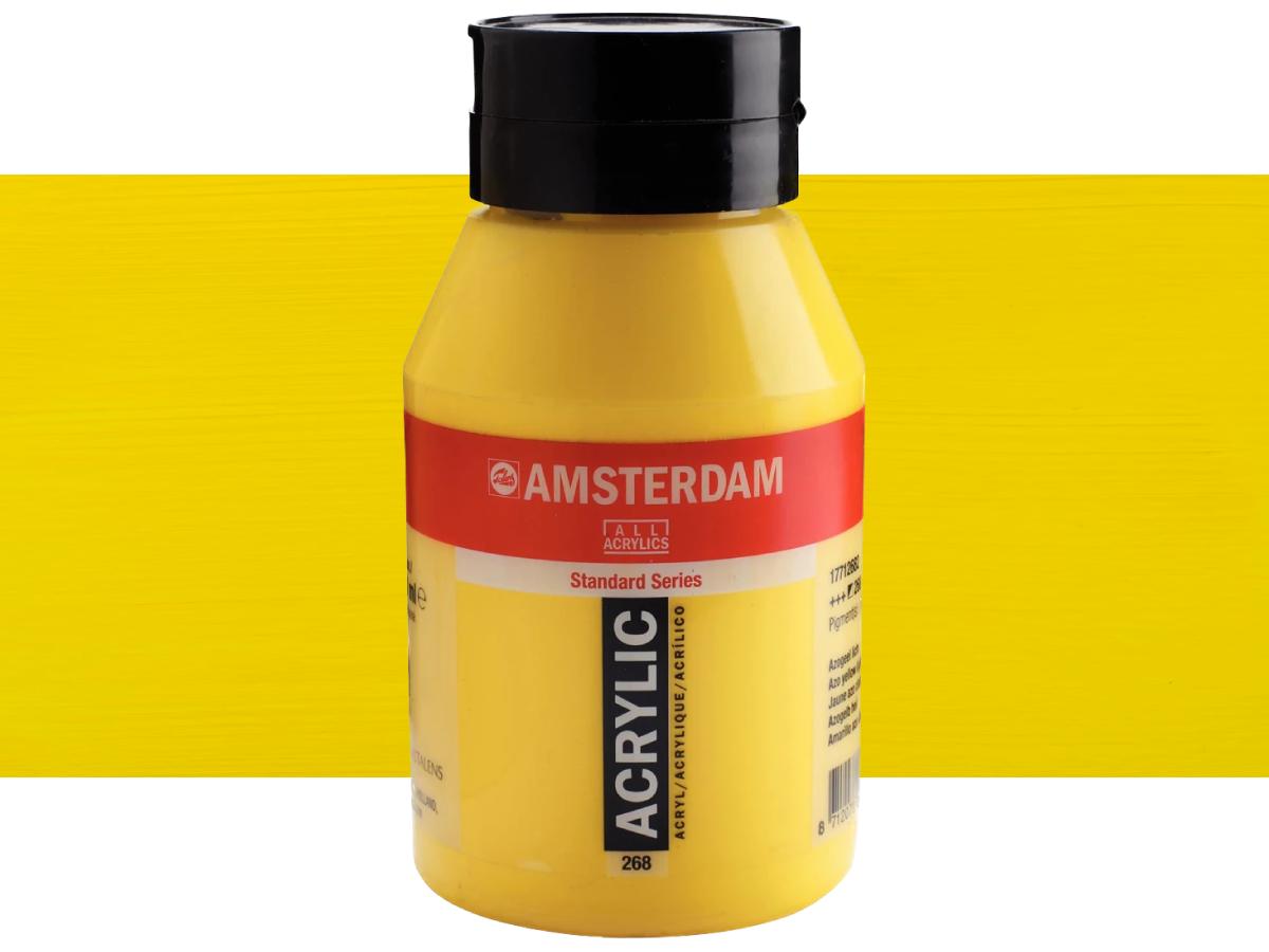 TALENS AMSTERDAM STANDARD ACRYL 1LTR 268 AZOGELB HELL 1
