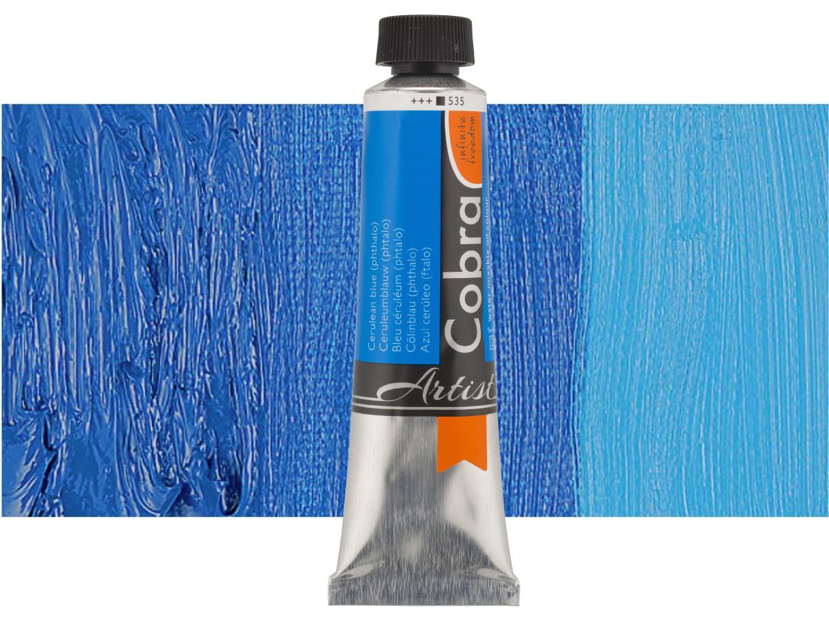 COBRA ARTIST WASSERVERMALBARE ÖLFARBE 40ML 535 PHTHALOCÖLINBLAU 1