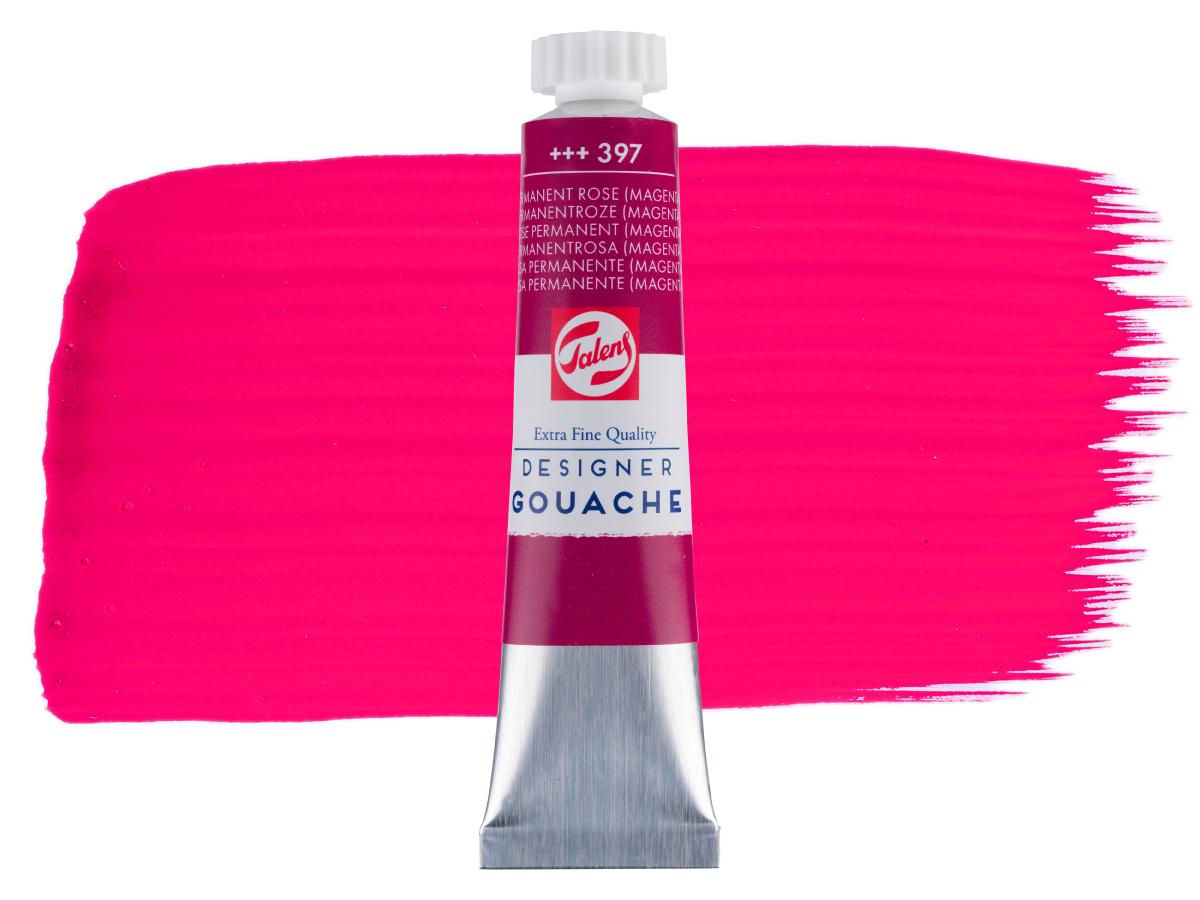 TALENS GOUACHE EXTRA FINE 20ML PERMANENTROSA 397 1