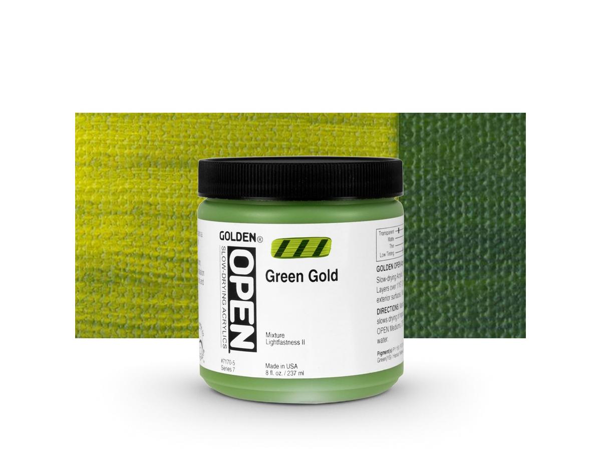 GOLDEN OPEN ACRYLIC 237ML 7170 S7 OPEN GREEN GOLD 1