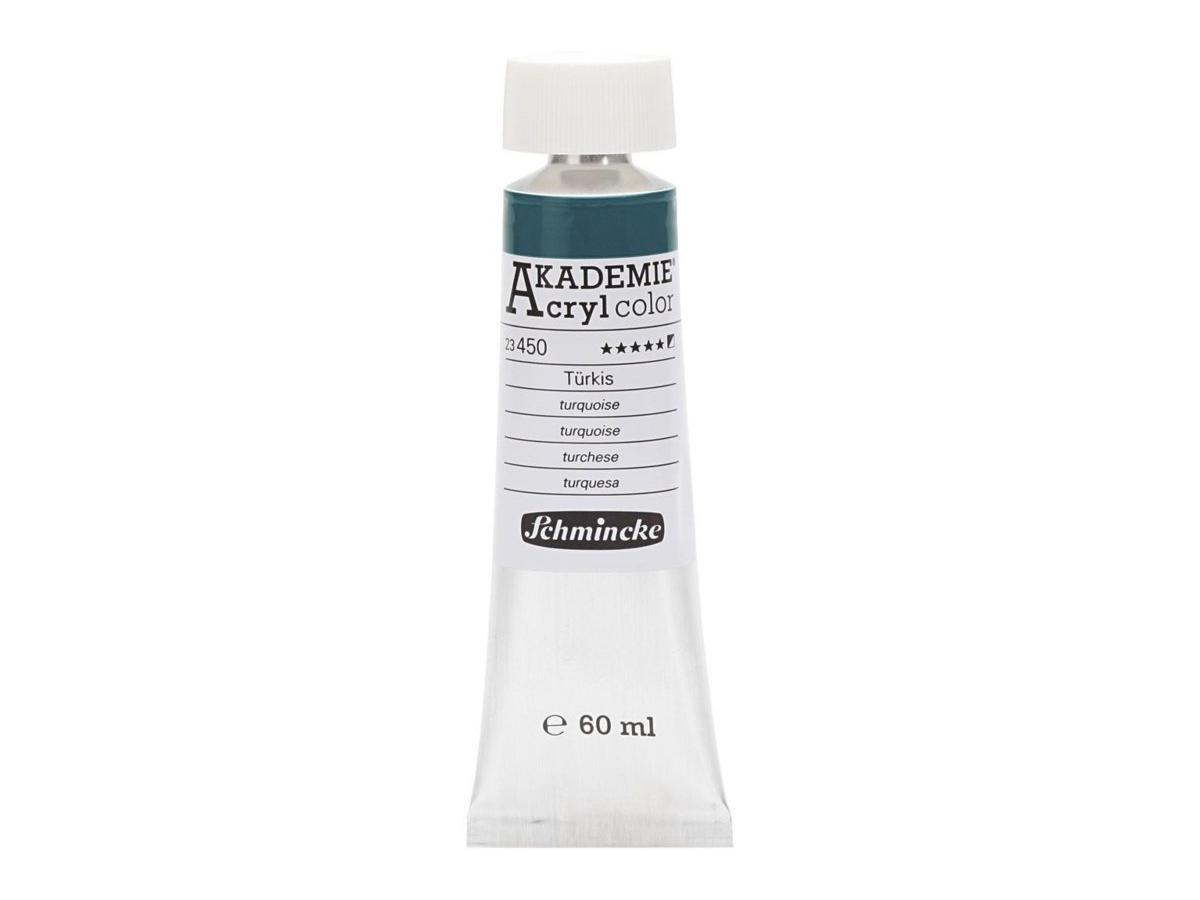 SCHMINCKE AKADEMIE ACRYL COLOR 60ML S1 450 TÜRKIS 1