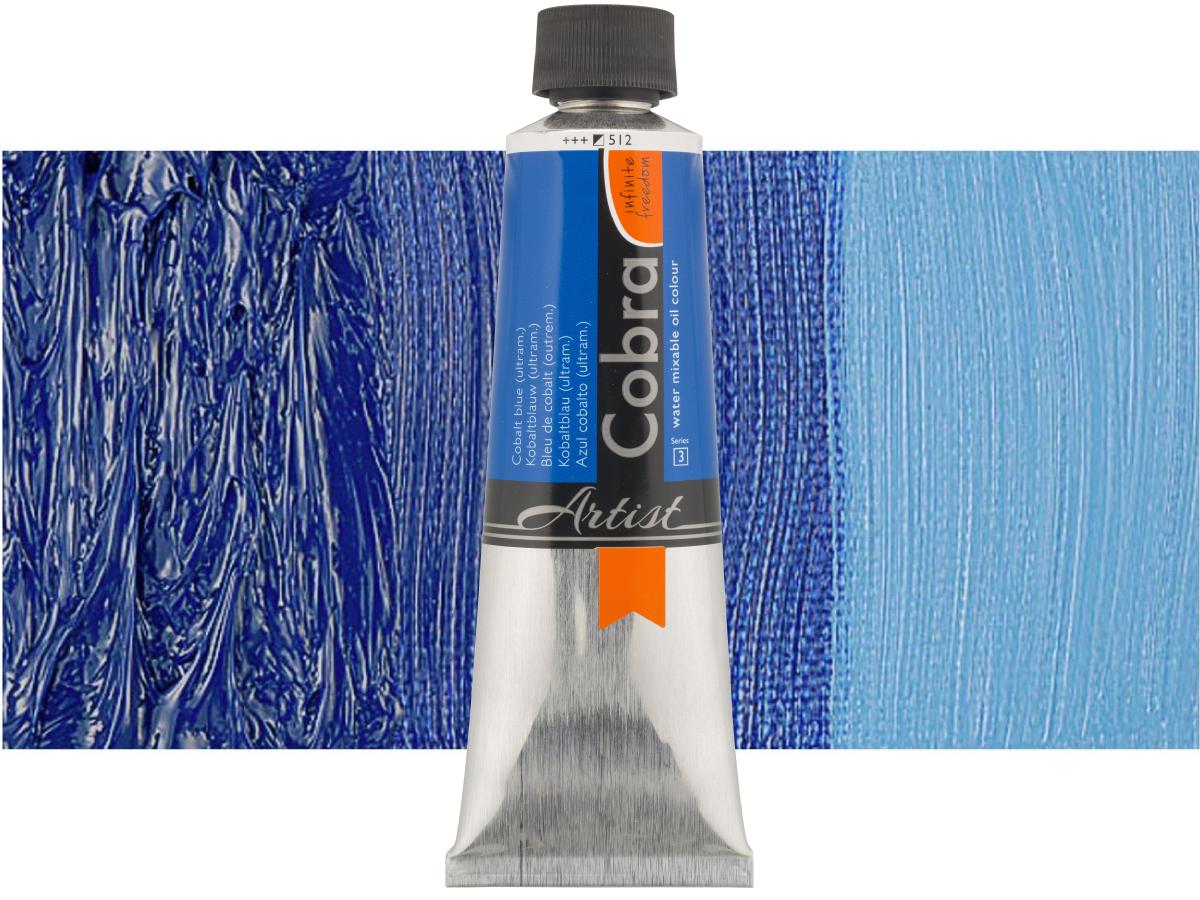 COBRA ARTIST WASSERVERMALBARE ÖLFARBE 150ML 512 KOBALTBLAU ULTRAMARIN 1