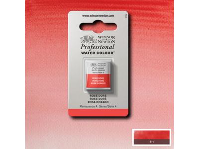 WINSOR & NEWTON AQUARELLFARBE 1/2 NÄPF 576 ROSE DORE 1