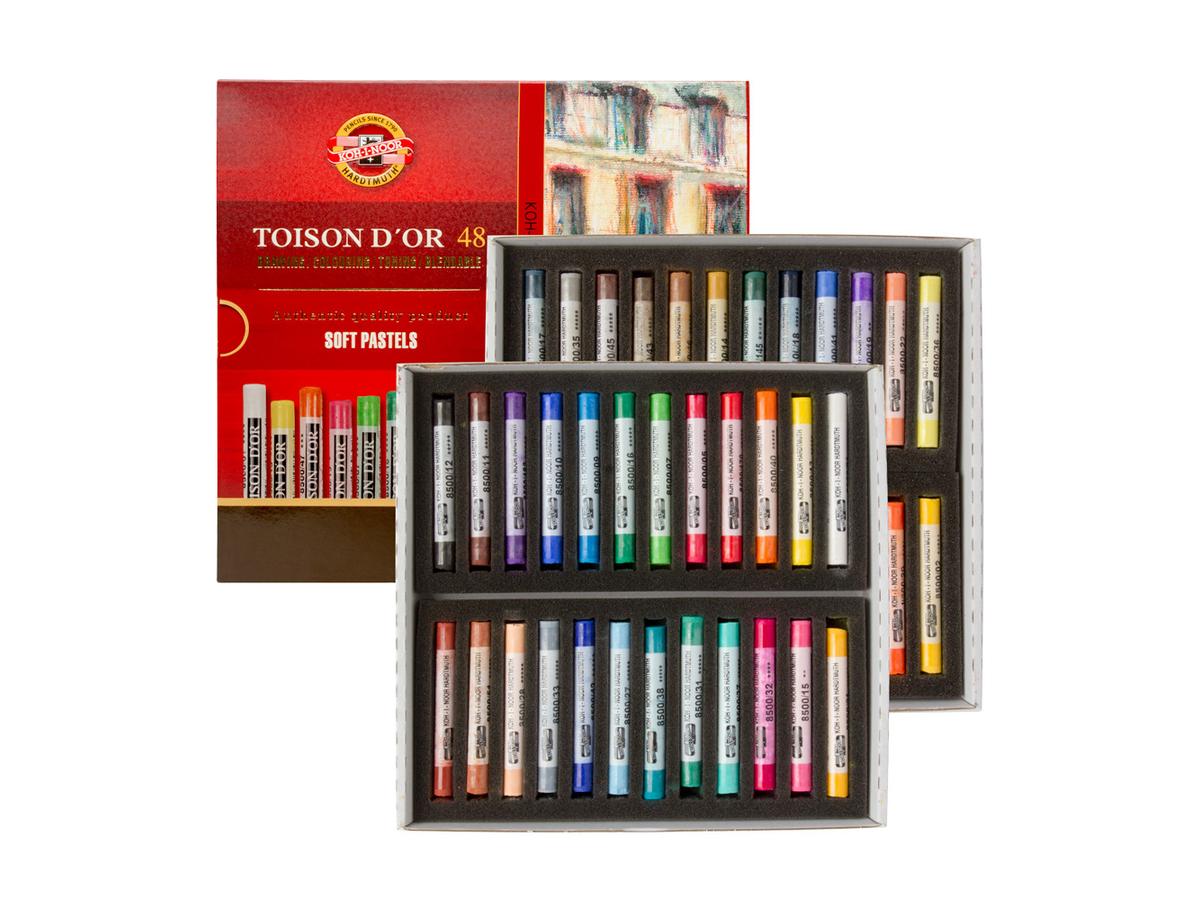 KOH-I-NOOR TOISON D'OR SOFTPASTELLE RUND 48X 1