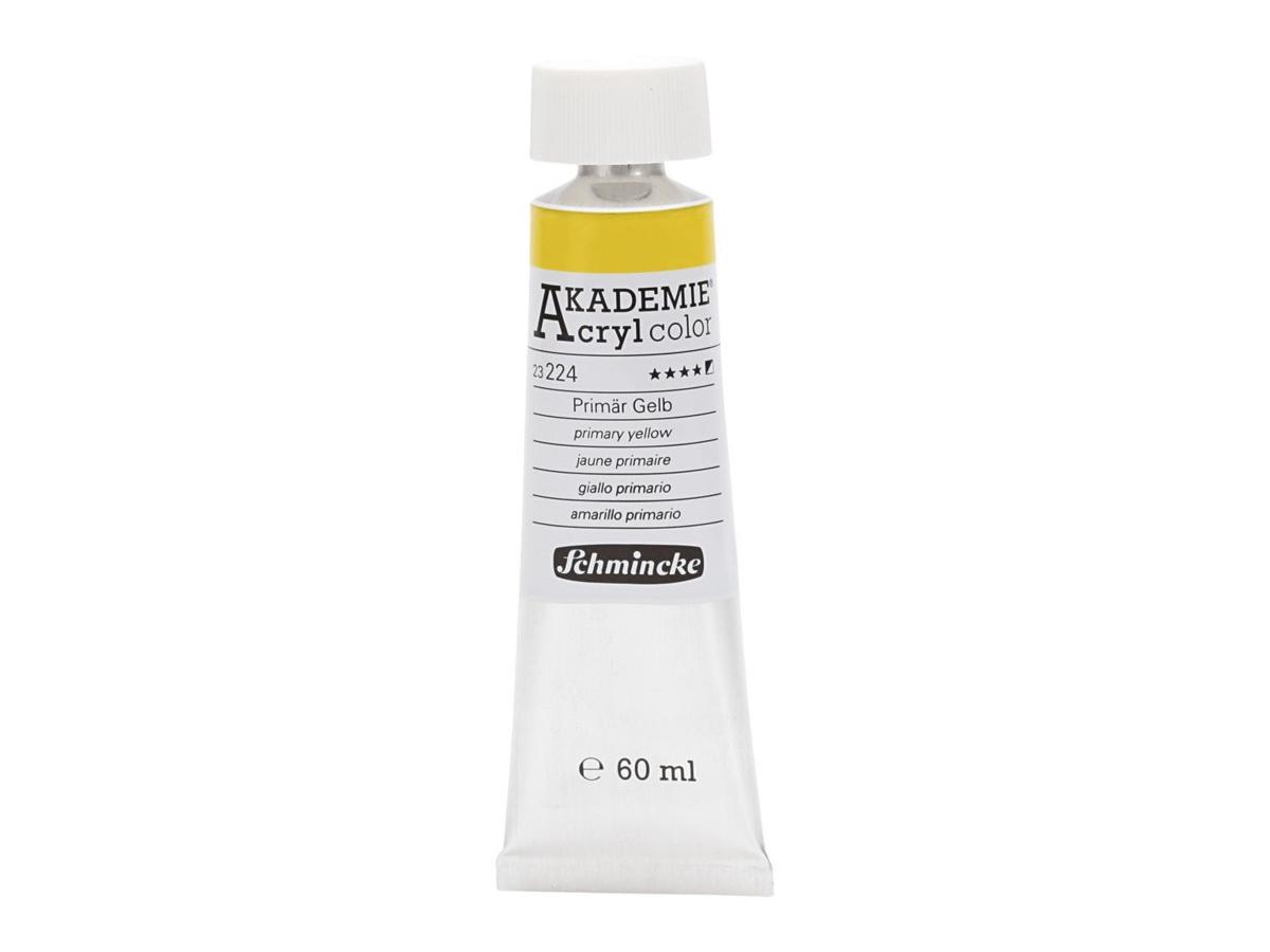 SCHMINCKE AKADEMIE ACRYL COLOR 60ML S1 224 PRIMÄR GELB 1