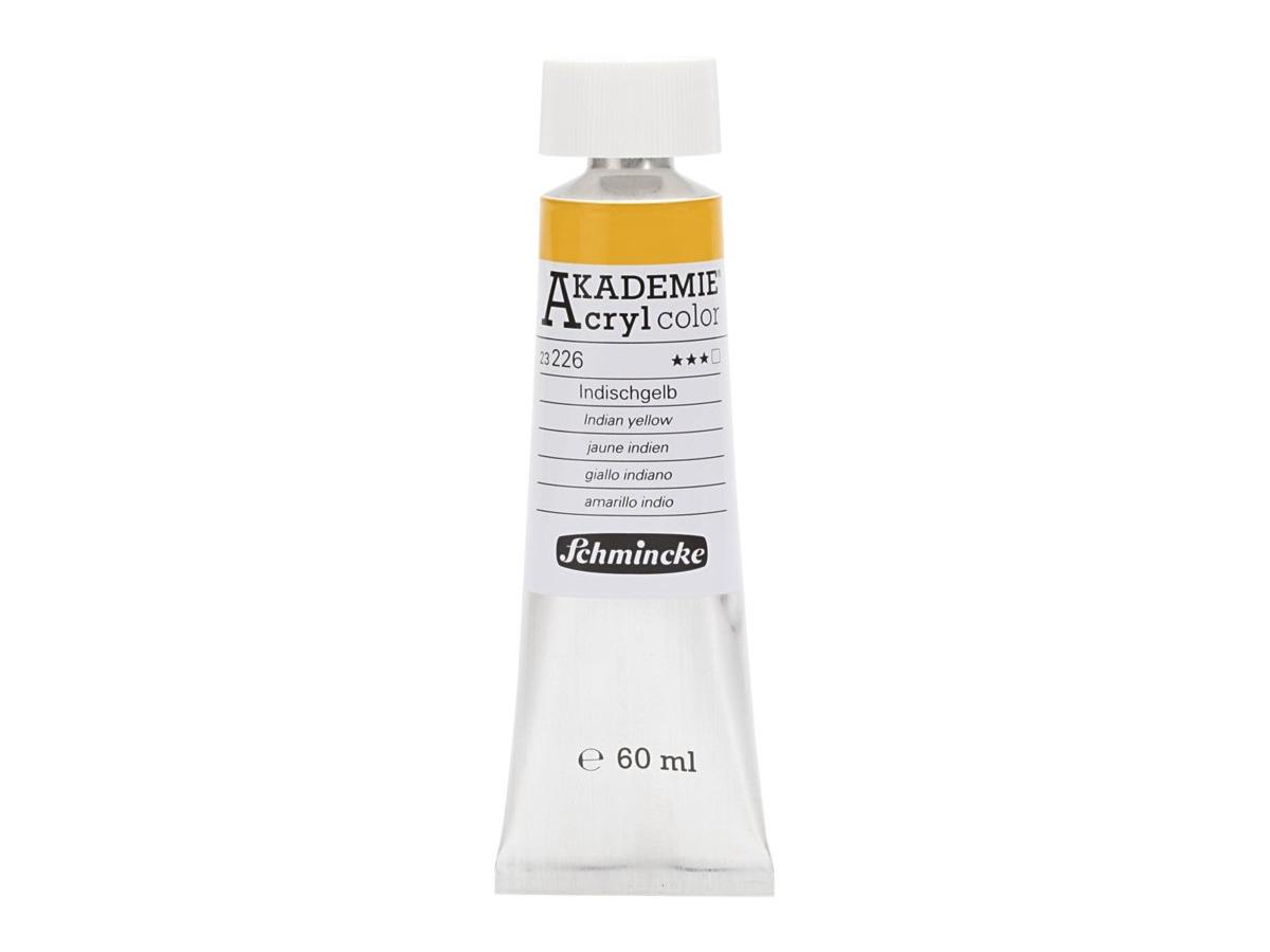 SCHMINCKE AKADEMIE ACRYL COLOR 60ML S1 226 INDISCHGELB 1
