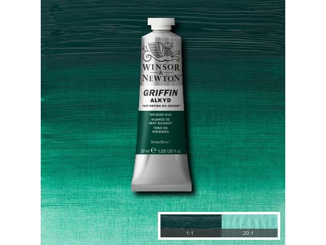 WINSOR & NEWTON GRIFFIN ALKYD 37ML S1 696 VIRIDIAN HUE 1