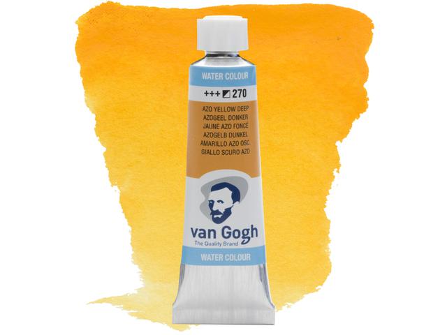 VAN GOGH 10ML AQUARELLFARBE 270 AZOGELB DUNKEL 1