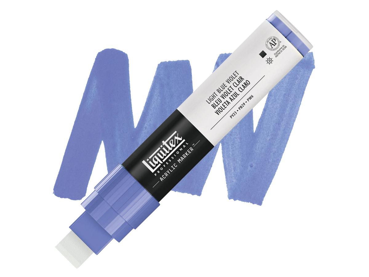LIQUITEX ACRYL MARKER 0680 15MM LIGHT BLUE VIOLET 1