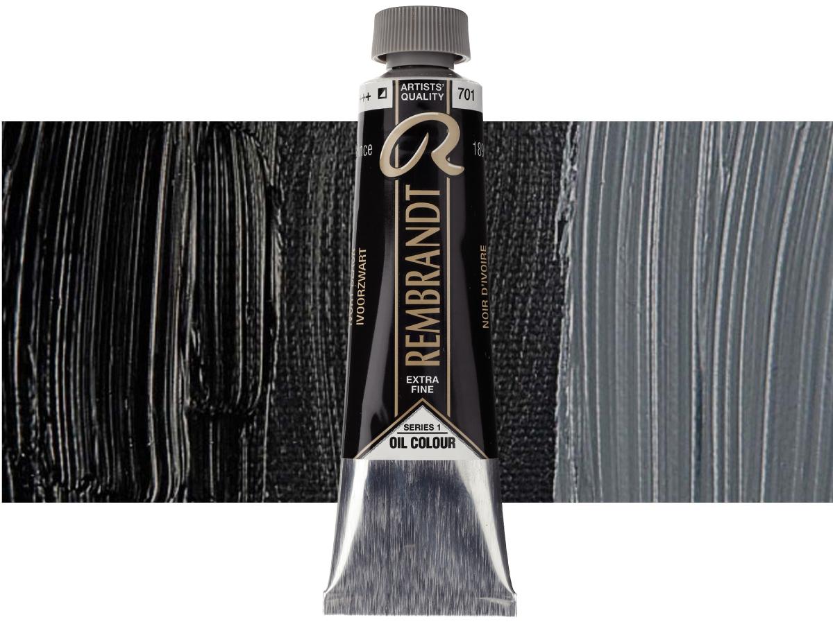 TALENS REMBRANDT ÖLFARBE 40ML ELFENBEINSCHWARZ 701 1