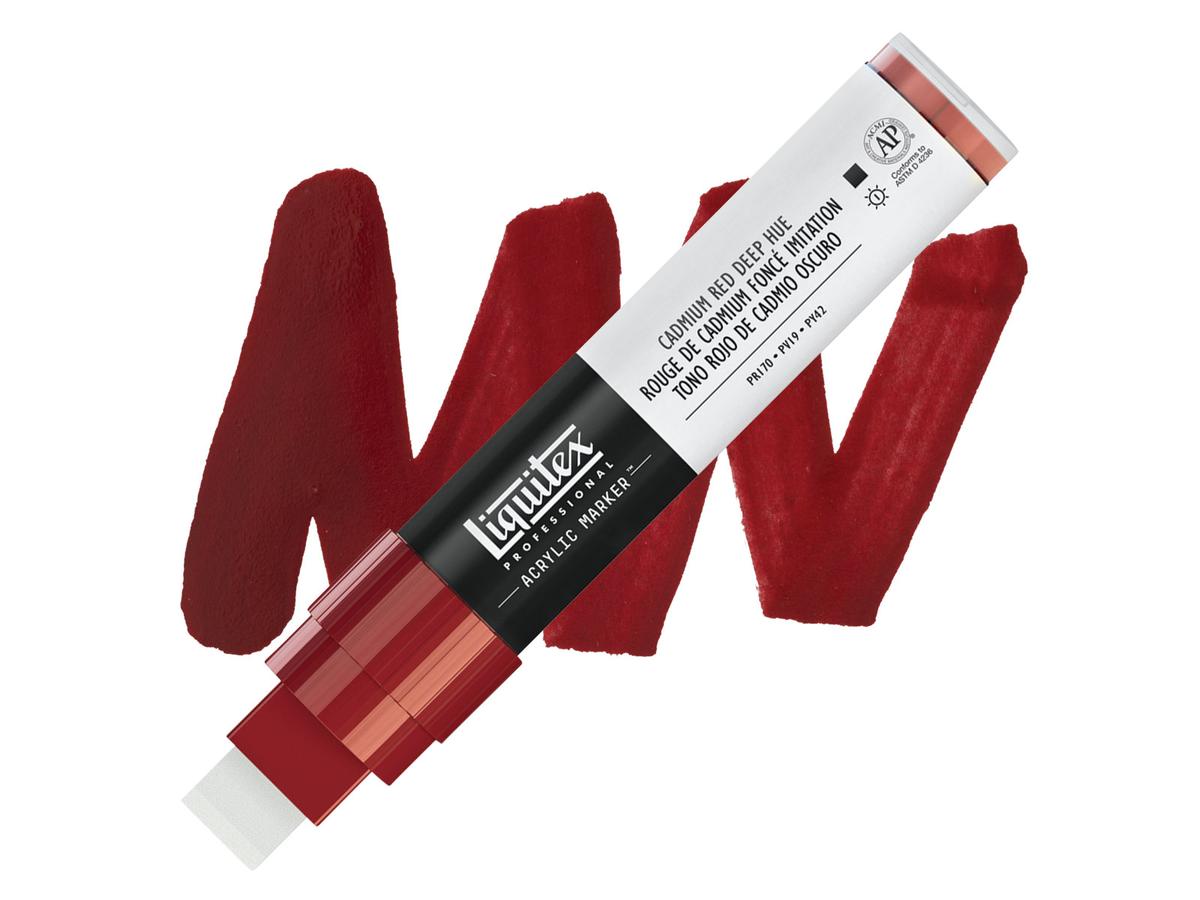 LIQUITEX ACRYL MARKER 0311 15MM CADMIUM RED DEEP HUE 1