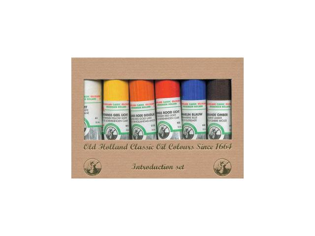 OLD HOLLAND ÖLFARBENSET 6X18ML INTRODUCTION SET 1