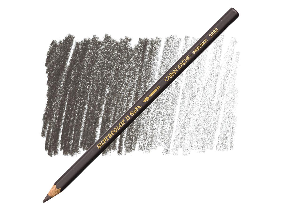 CARAN D'ACHE SUPRACOLOR 407 AQUARELLSTIFT SEPIA 1
