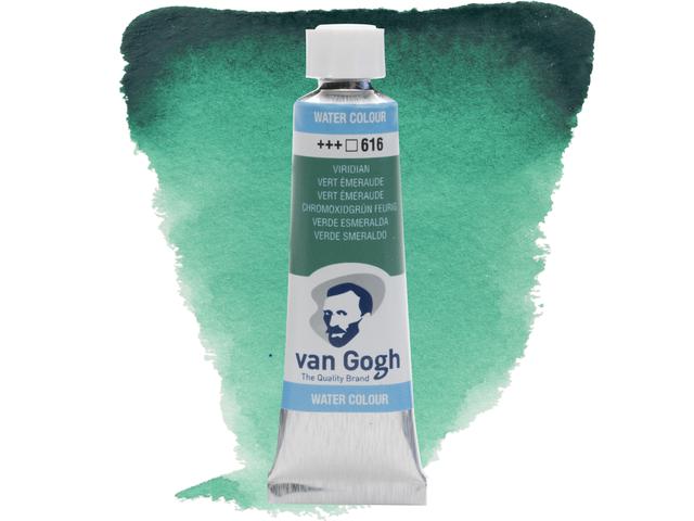VAN GOGH 10ML AQUARELLFARBE 616 CHROMOXIDGRN.F. 1