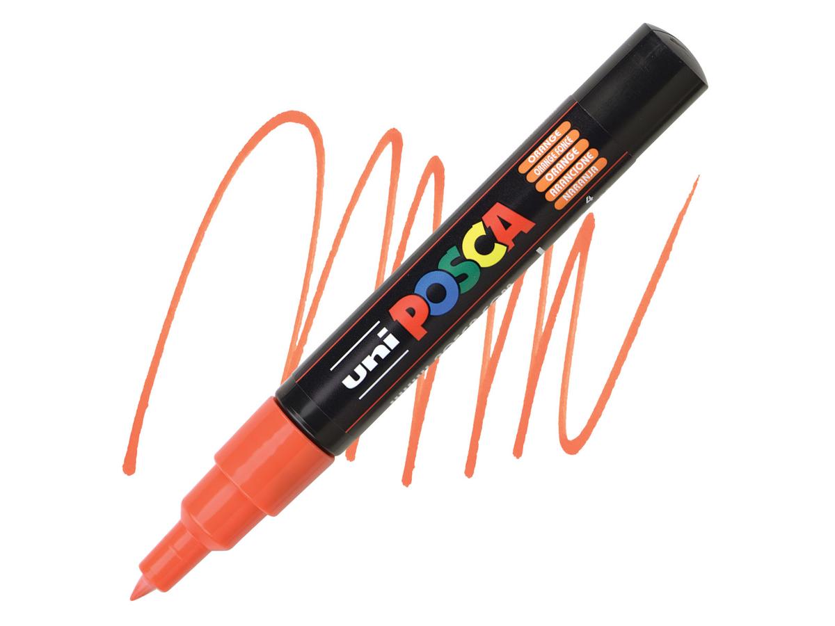 UNI POSCA PC1MCO ORANGE EXTRA FEIN 1