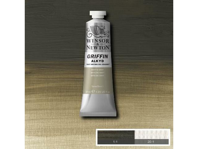 WINSOR & NEWTON GRIFFIN ALKYD 37ML S1 217 DAVY'S GREY 1