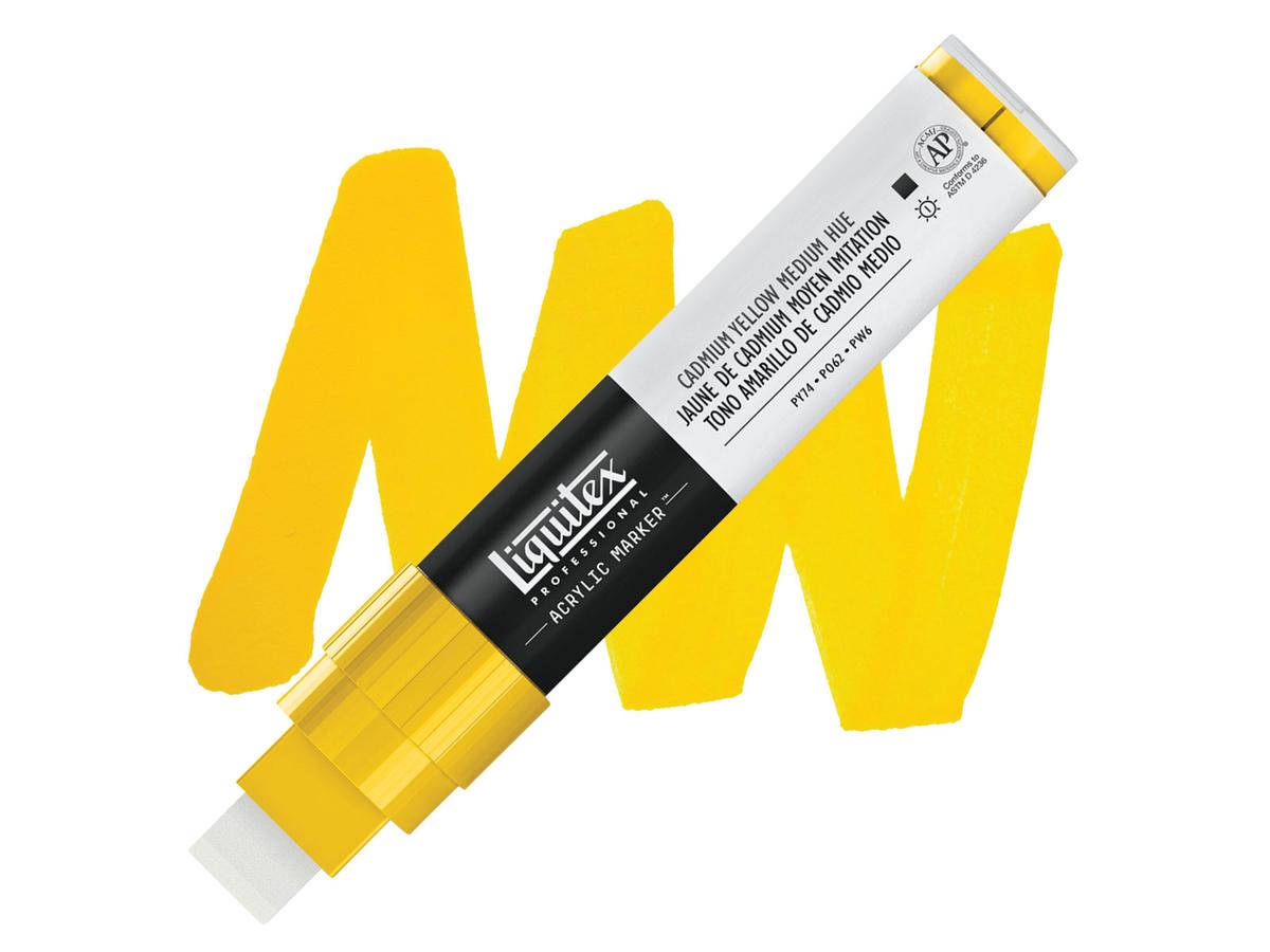 LIQUITEX ACRYL MARKER 0830 15MM CADMIUM YELLOW MEDIUM HUE 1