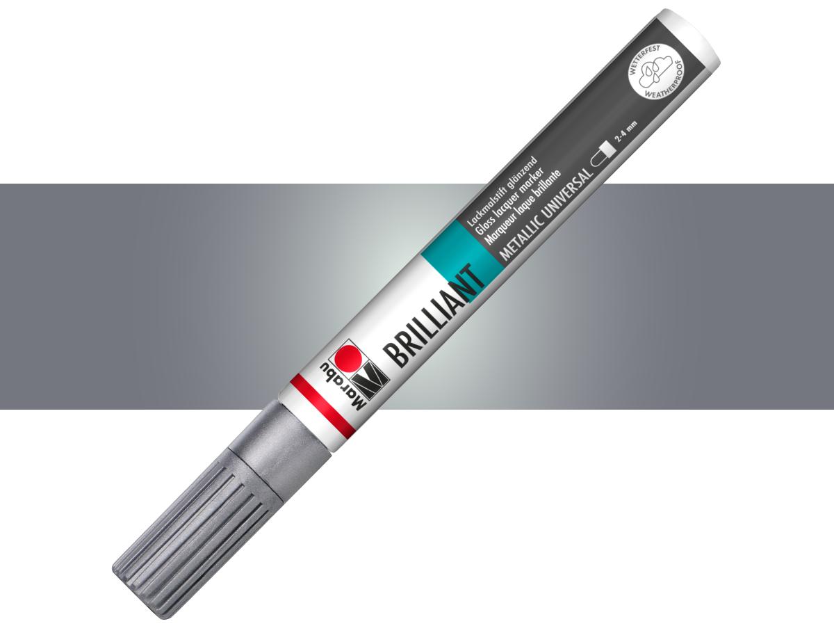 MARABU BRILLIANT PAINTER 2-4MM 082 SILBER 1