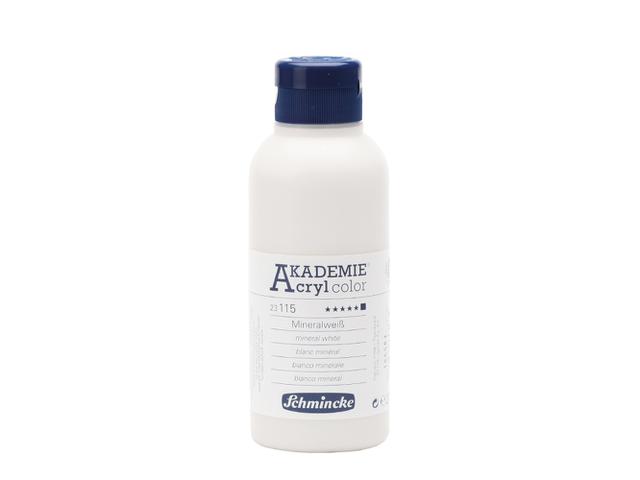 SCHMINCKE AKADEMIE ACRYL COLOR 250ML S1 115 MINERALWEIß 1
