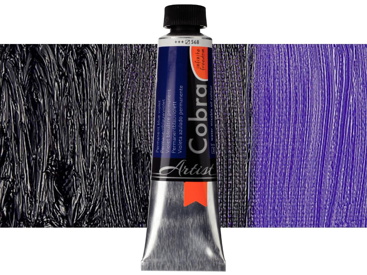 COBRA ARTIST WASSERVERMALBARE ÖLFARBE 40ML 568 PERMAMENT BLAUVIOLETT 1