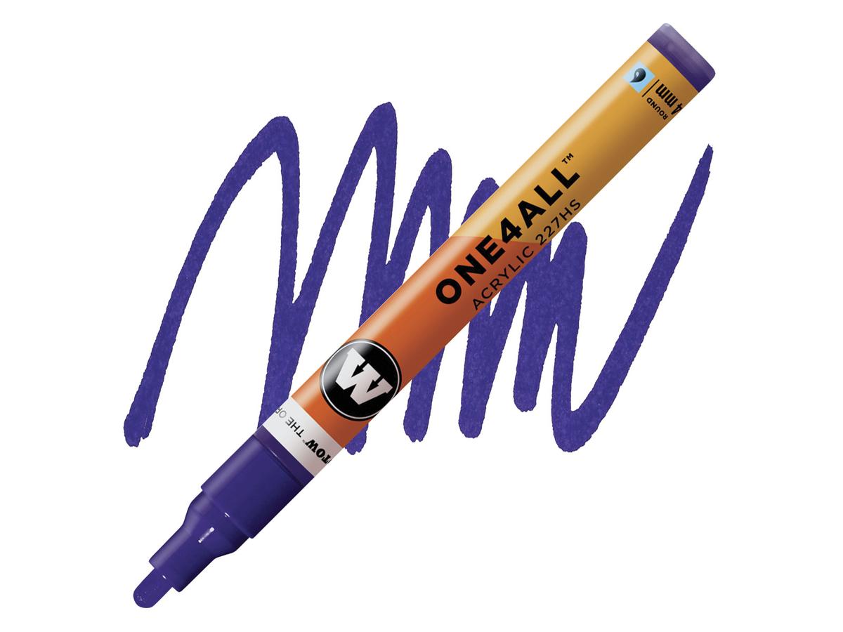 MOLOTOW ONE4ALL MARKER 227HS 043 4MM VIOLET DARK 1