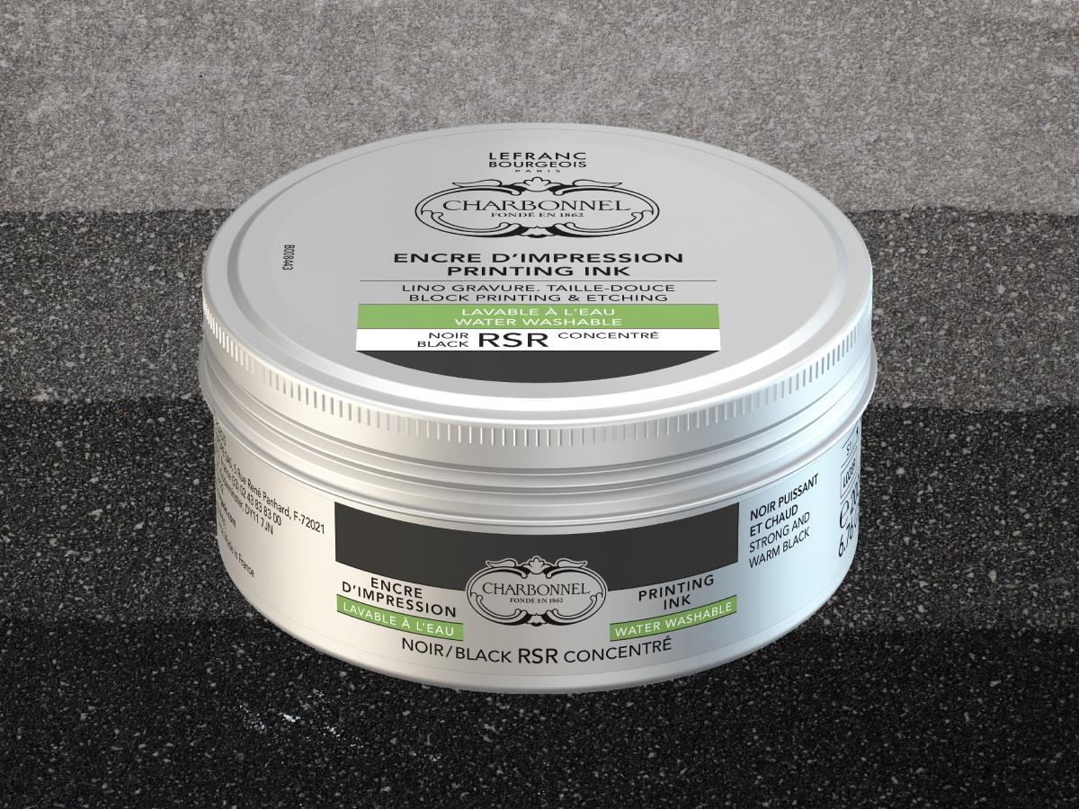 CHARBONNEL AQUA WASH DRUCKFARBE 200 ML RSR SCHWARZ 1