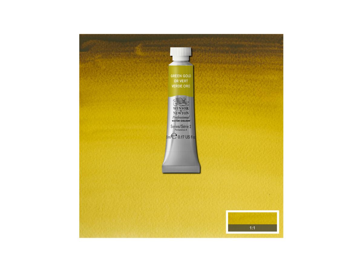 WINSOR & NEWTON AQUARELLFARBE 5ML 294 GRÜNGOLD 1