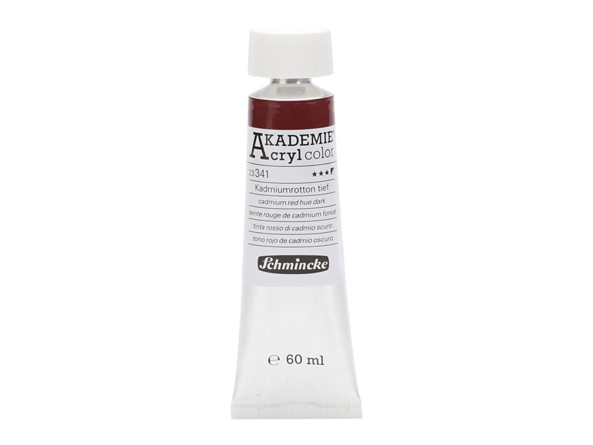 SCHMINCKE AKADEMIE ACRYL COLOR 60ML S1 341 KADMIUMROTTON TIEF 1