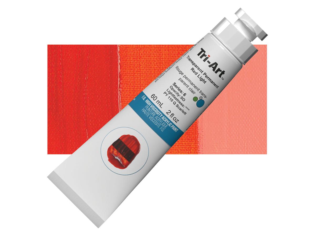 TRI-ART ACRYLFARBE 60ML S6 TRANSPARENTROT DUNKEL 1