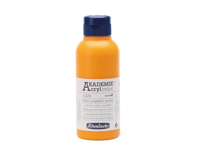 SCHMINCKE AKADEMIE ACRYL COLOR 250ML S1 228 KADMIUMGELBTON DUNKEL 1