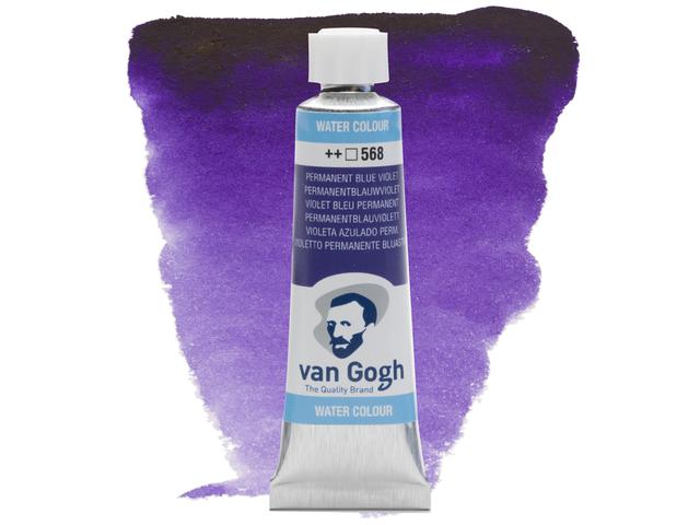 VAN GOGH 10ML AQUARELLFARBE 568 PERM.BLAUVIOLETT 1