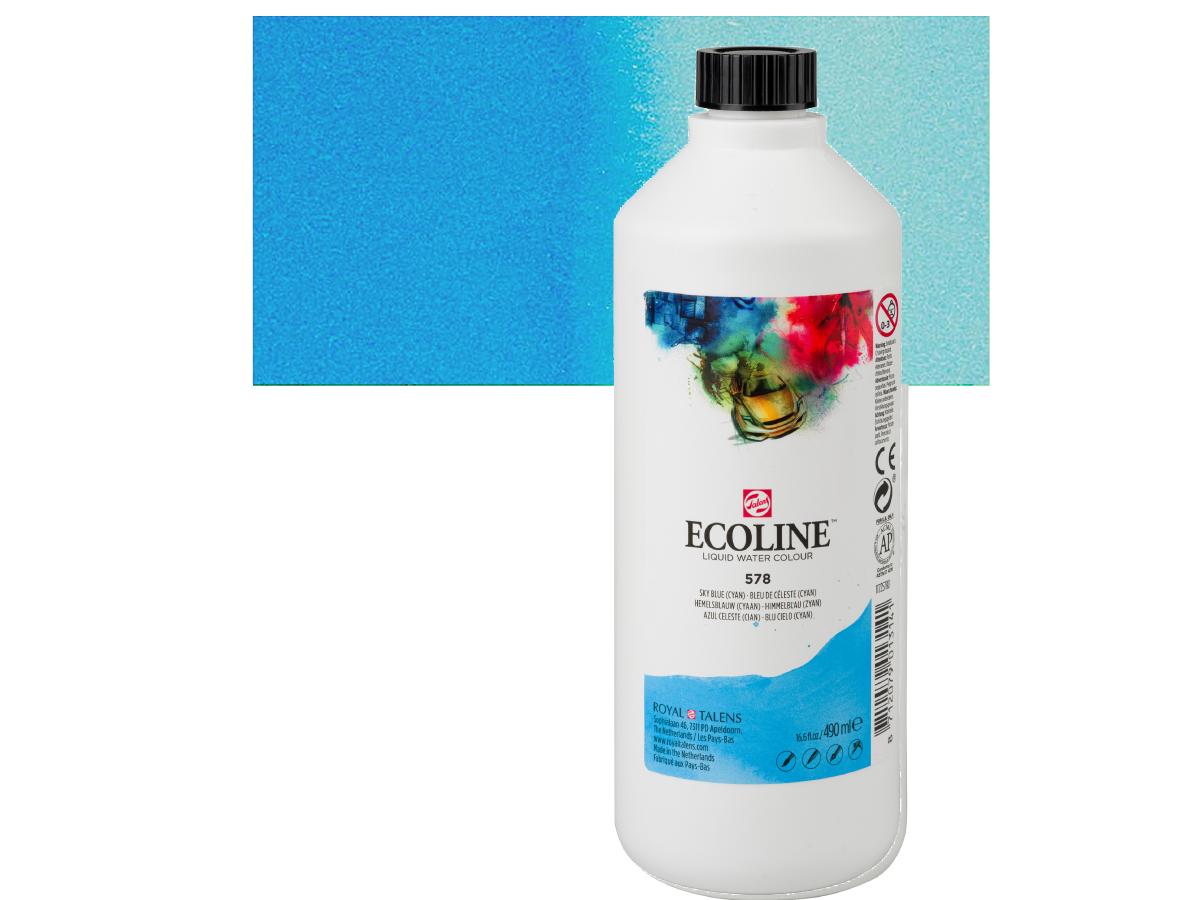TALENS ECOLINE 490ML HEMELS BLAUW (CYAAN) 578 1
