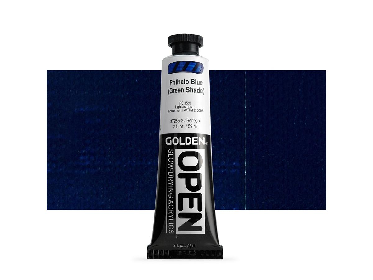 GOLDEN OPEN 59ML 7255 PHTHALOBLAU GRÜNLICH 1