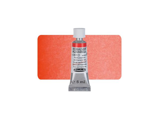 SCHMINCKE HORADAM AQUARELL TUBE 5ML S3 361 PERMANENTROT 1
