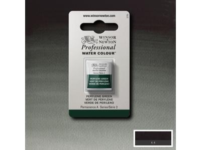 WINSOR & NEWTON AQUARELLFARBE 1/2 NÄPF 460 PERYLENEGRÜN 1