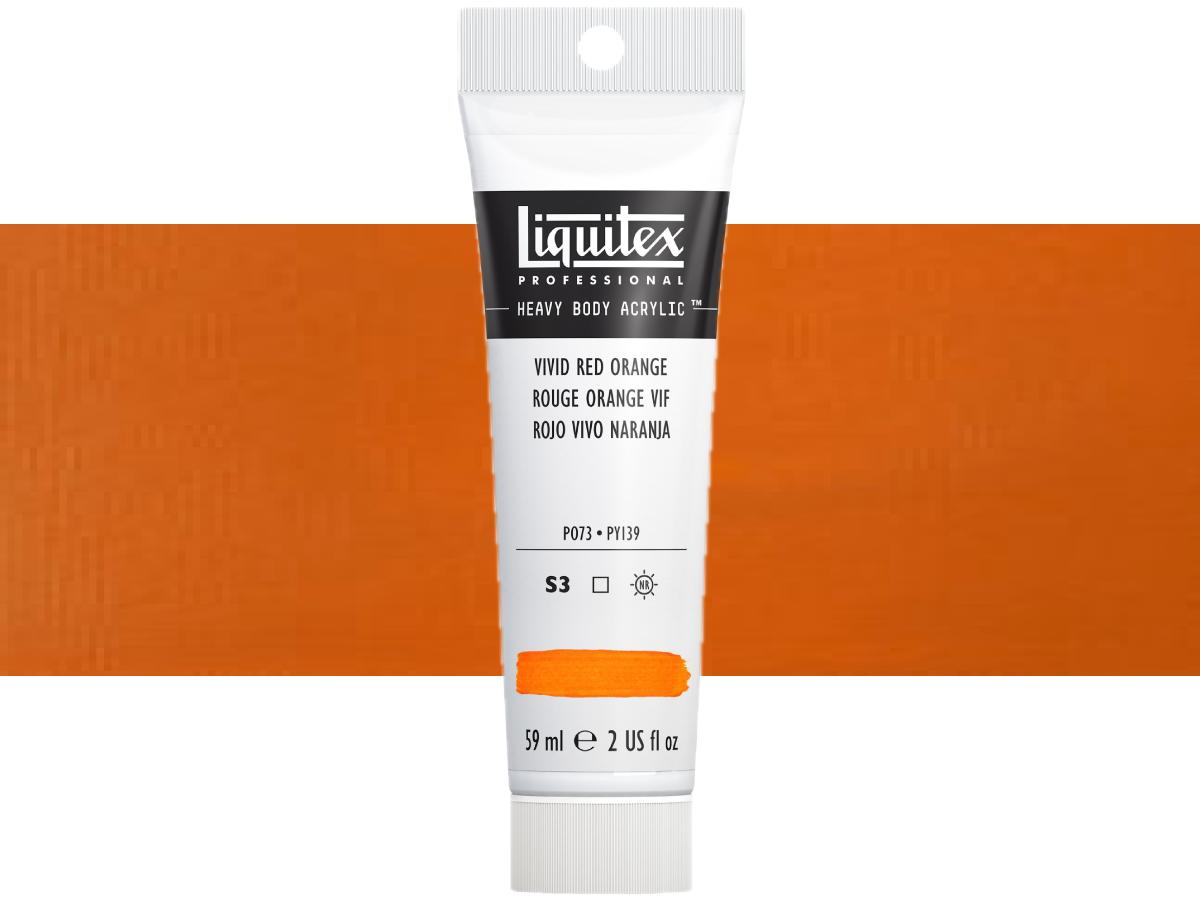 LIQUITEX HEAVY BODY 59ML 620  ORANGEROT FEURIG 1
