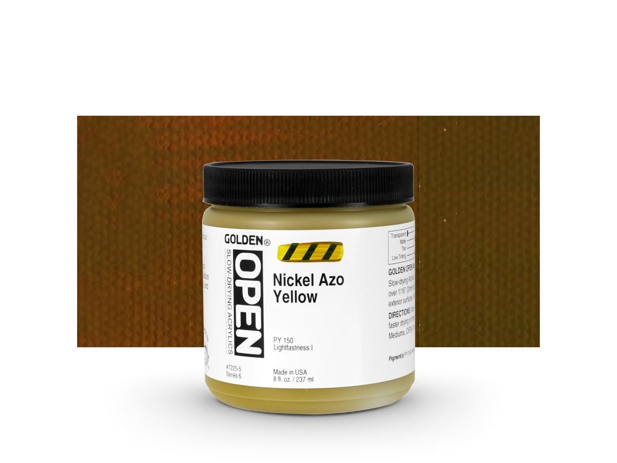GOLDEN OPEN ACRYLIC 237ML 7225 S6 OPEN NICKEL AZO YELLOW 1
