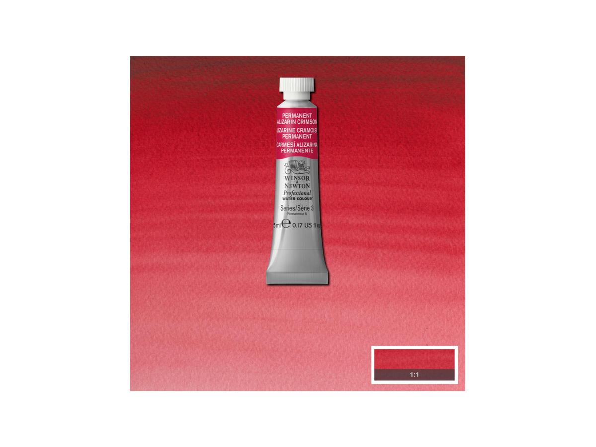 WINSOR & NEWTON AQUARELLFARBE 5ML 466 PERM. ALIZ.KARMESIN 1